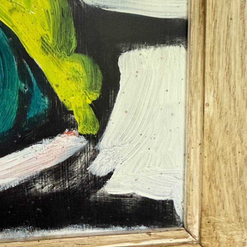 Vintage Still Life Painting Barbara "Bobbie" Rieger 1965 Framed Topeka Kansas KS gallery