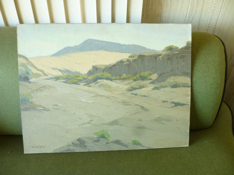 SAM HYDE HARRIS (1889-1977) LISTED "DUNES" 24 X 18 OIL ON BOARD gallery