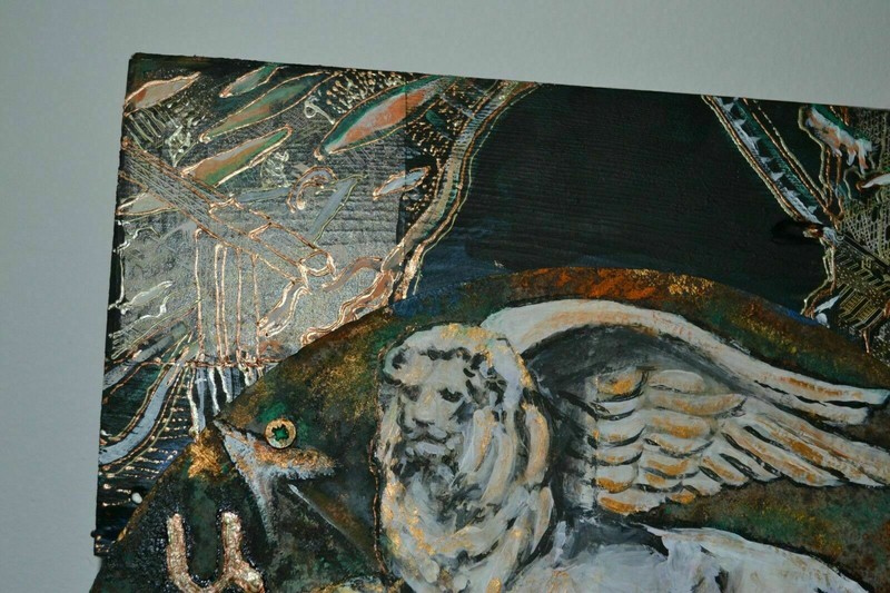 ORIGINAL MIXED MEDIA PAINTING "ARMENIA" SIGNED BY THE AUTHOR gallery