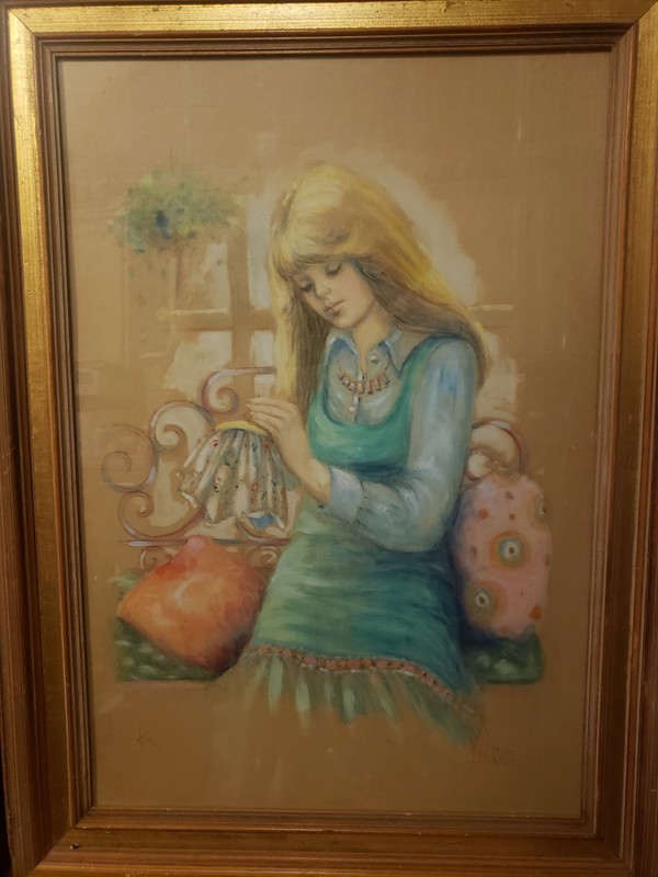 Mary Vickers ‘Carrie’ Signed Limited Edition 1/xx Framed – 31049