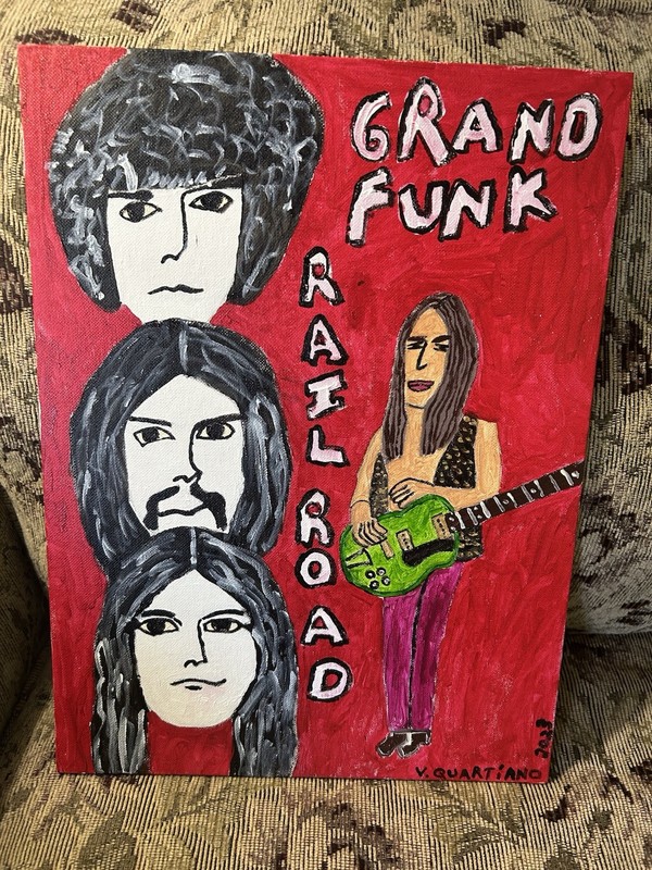 grand Funk Railroad Painting Closer To Home Mark Farner