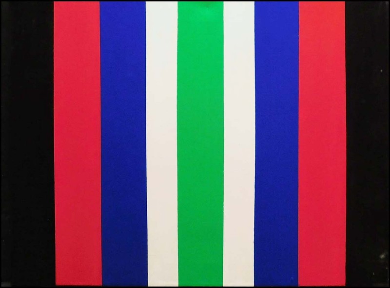 CalyRudz Scape Reflections Deep Feelings colorful on canvas Hand Signed in back