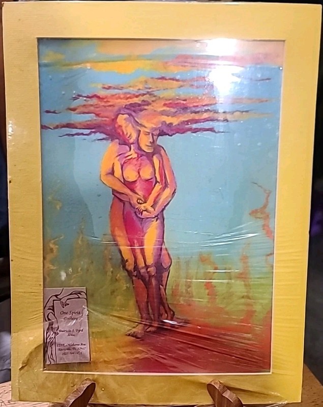 Patty Byrd The Art Of Making Life Mix Media Laminated Signed Print 15×10″