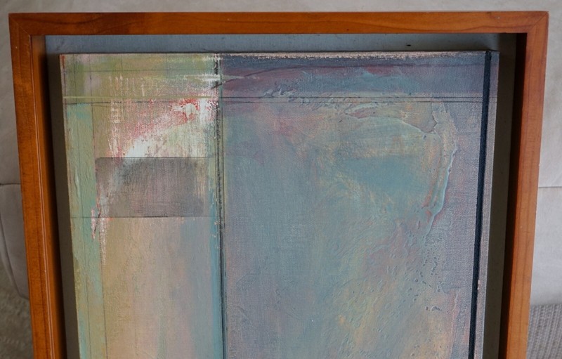 BLUE CHIP Artist RONI STRETCH Oil Painting - Study of Santa Barbara No. 2 gallery