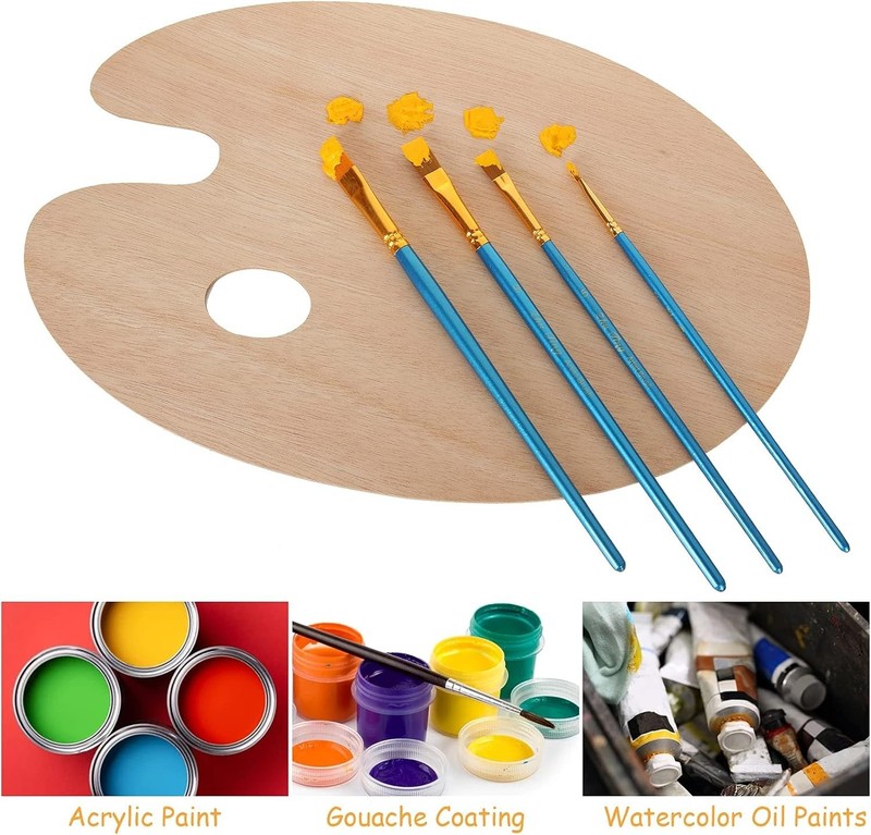 Quality Wood Paint Palette 20 Pack 8 x 12 Inches for Painting Parties gallery