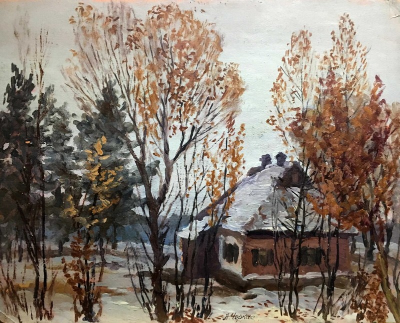 Oil Double Hand Painting Seasons of the Year Cherkas A Kitchen Home Decor n342