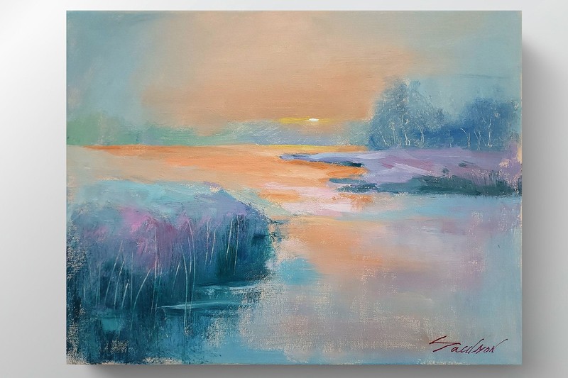 Original Impressionist Painting on 14x11 inch Canvas - Signed by the Artist gallery