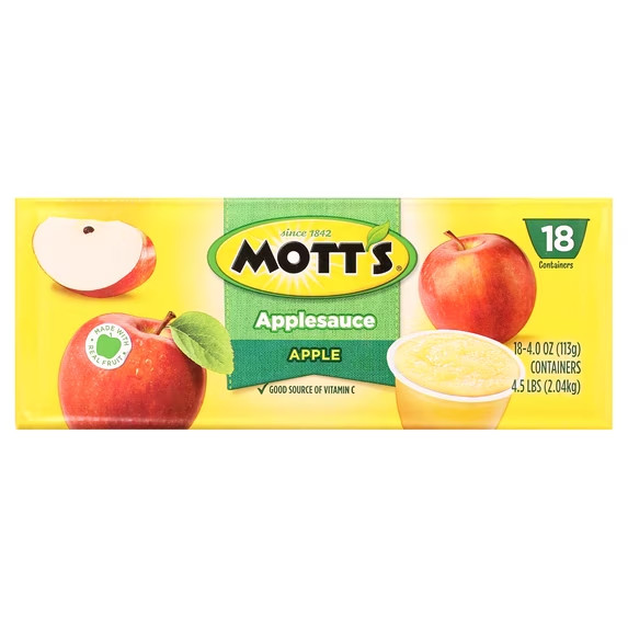 Mott's Applesauce, 4 Ounce Cups, 18 Count gallery