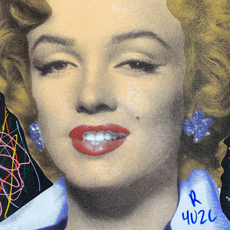 Ringo, "Marilyn Classic" Framed Mixed Media Canvas Hand Signed gallery