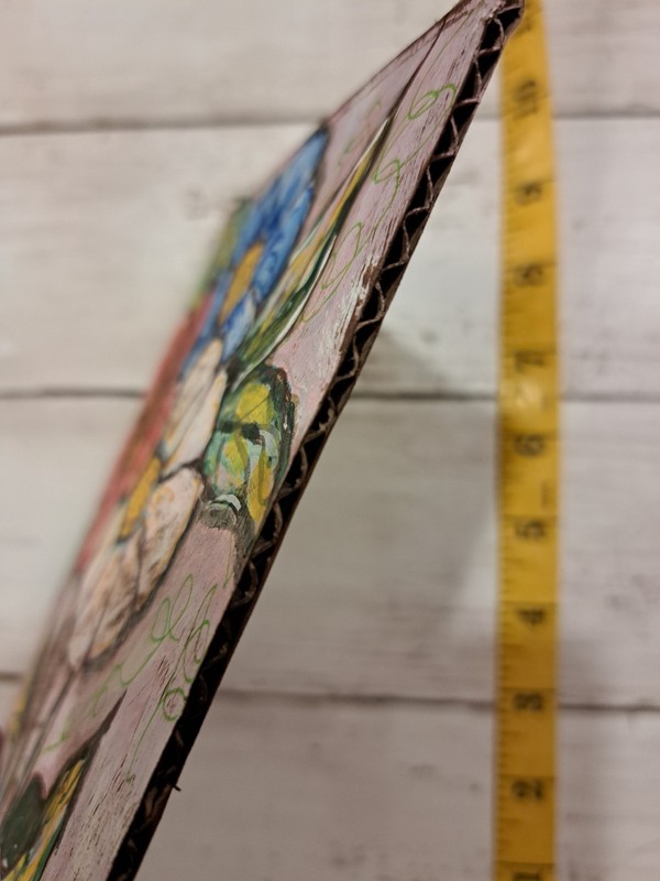 Floral Connection Original Painting on Cardboard gallery