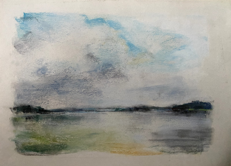 Tobias Nicklitzsch *1982 Berlin Pastel View Water Reflection