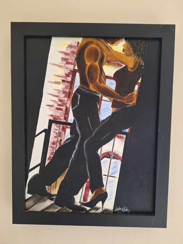 painting passion 3 oil and marker original artwork