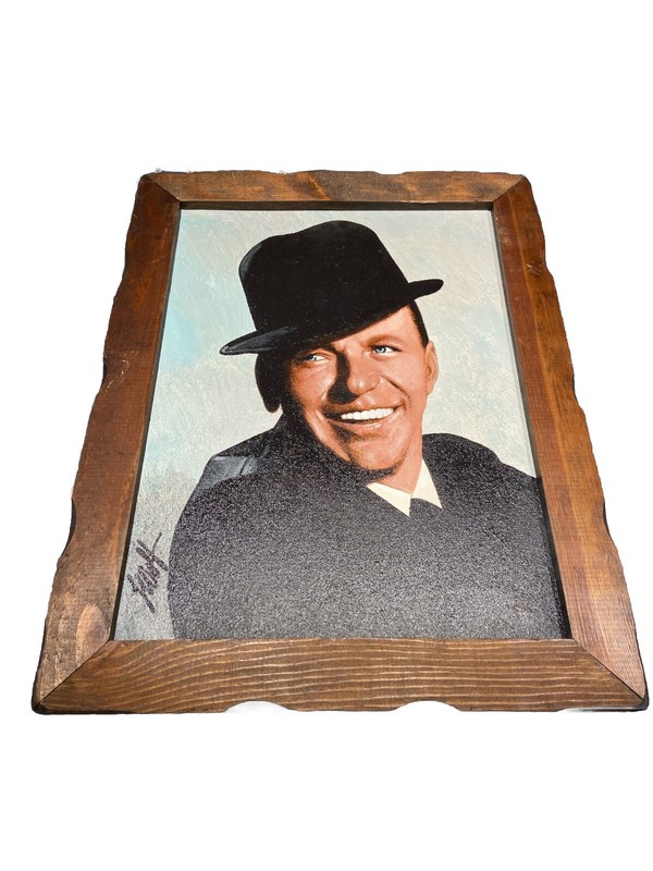 Leon Wolf Frank Sinatra Oil Painting