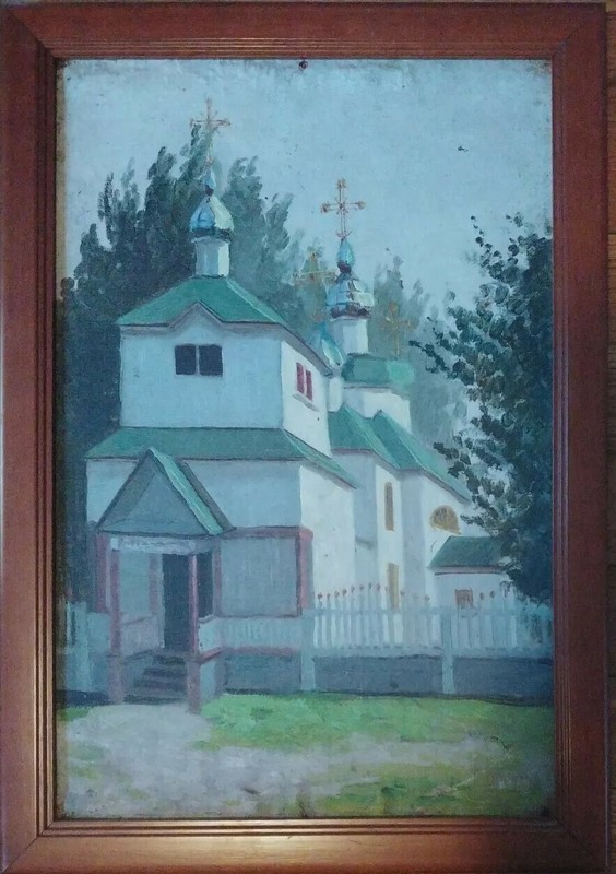 ORIGINAL OIL ON CANVAS BY YURIY PAVLOVICH (UKRANIAN 1872-1947) FRAMED