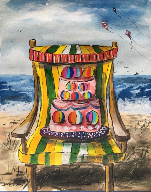 Beach Fun Cake