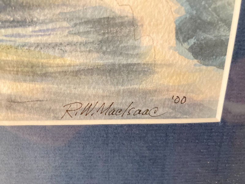 ARTIST: ROBERT MACISAAC “CREWS ON DECK” WATERCOLOR & INK YR. 2000 SEE ALL gallery