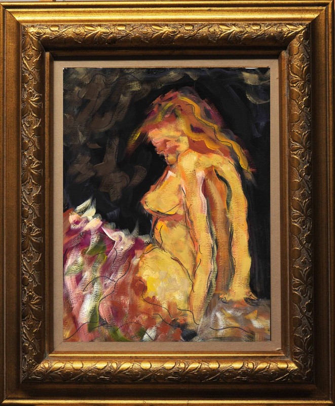 Strange Interludes - Original Gouache - By F. DeTrolio (prints available) gallery