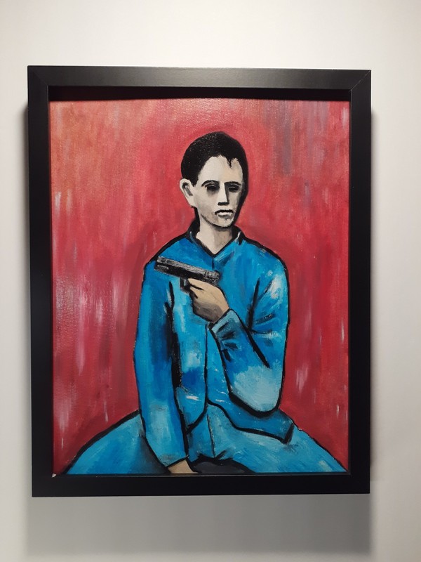 oil painting on heavy paper(15 ×11) by artist gallery