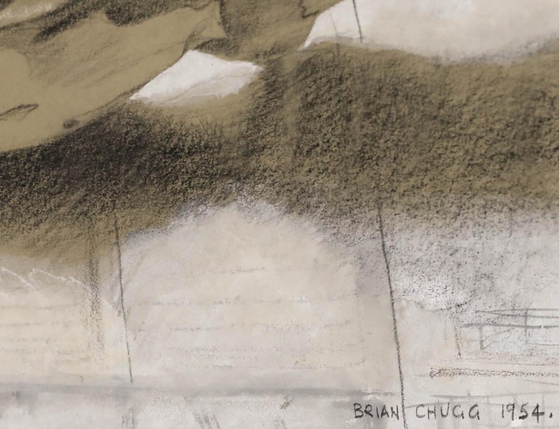 Brian Chugg (1926-2003) - 1954 Watercolour, Study of Cork gallery