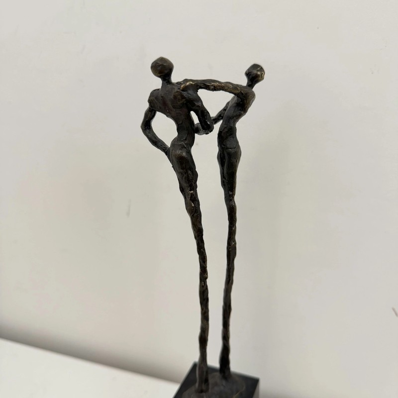 Original Figurative Sculpture "Dancing Figures" Elegant Small Art gallery