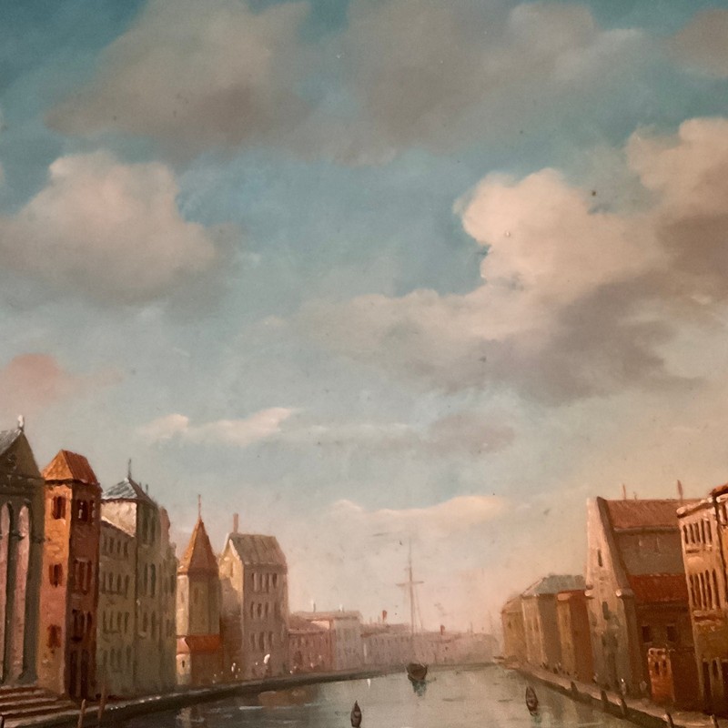 Venice landscape oil painting original hand painted realistic gallery