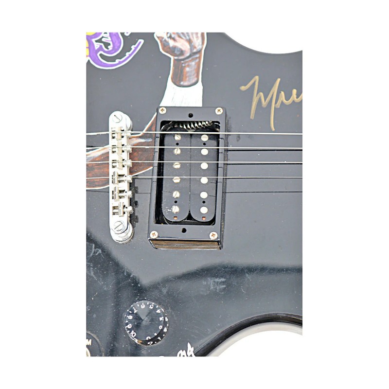 Michael Cooper Lakers Autographed Signed Doug Brewer Epiphone Guitar JSA COA gallery
