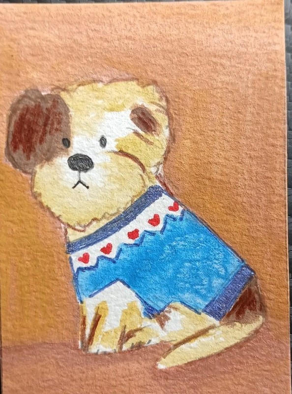 Aceo Mixed Media Art Card