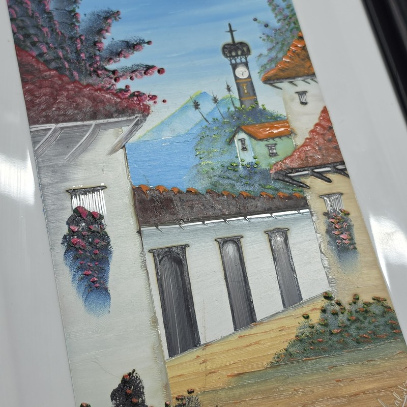 PUERTO VALLARTA MEXICO 2005 ORIGINAL HAND PAINTING TILE WALL ART PACIFIC OCEAN gallery