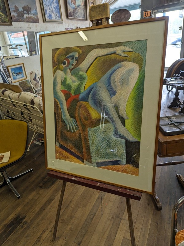Iconic Jack Gerber Original Painting American Modernist Contemporary... gallery