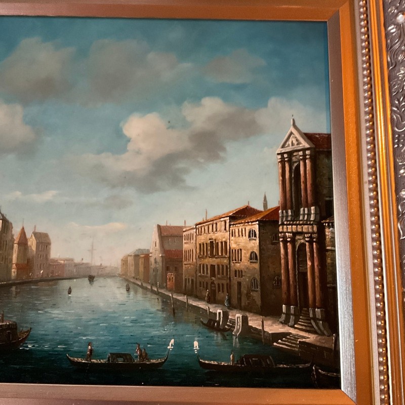 Venice landscape oil painting original hand painted realistic gallery
