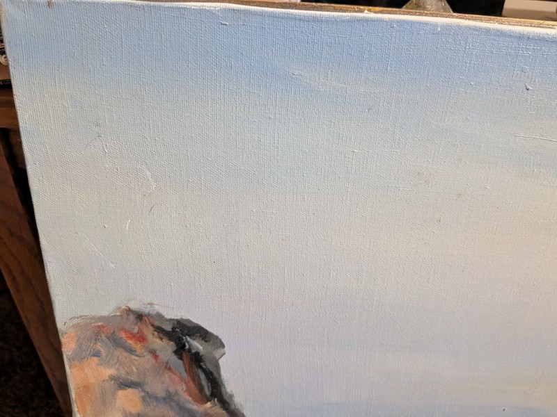Rare Derk Smit Original Oil Painting Seascape California Coast 36 X 24 Signed gallery