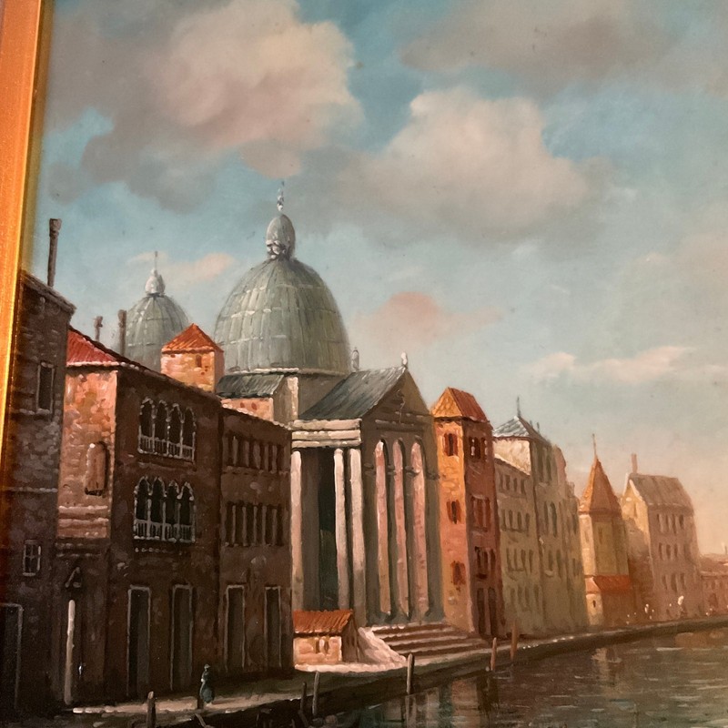 Venice landscape oil painting original hand painted realistic gallery