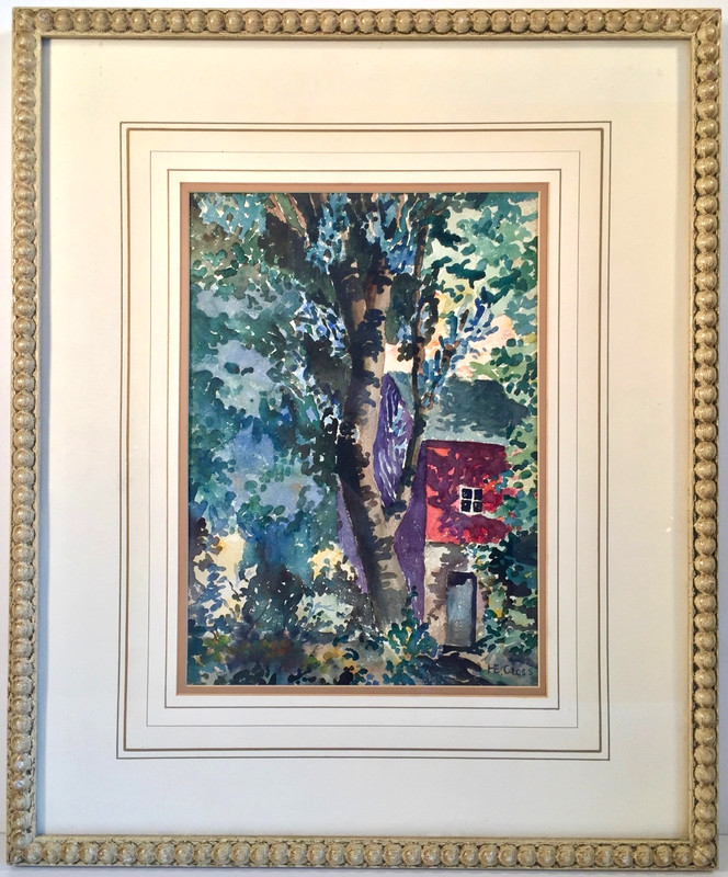 Listed Artist Henri Edmond Cross (1856-1910) Signed Watercolor Painting
