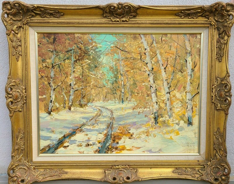 Landscape Oil Painting Impressionist, Utah / Colorado, Mid-Century, Edmond Woods gallery