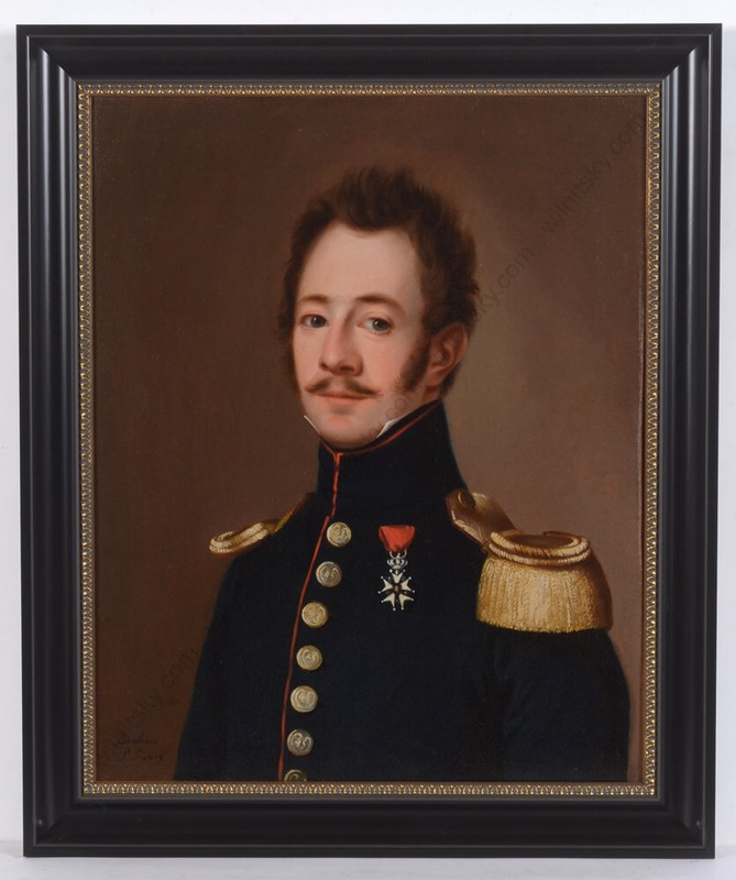 Carlo Barbieri (1756-1830) «Captain Claude Mehee from «Legion de Lot et Garonne»