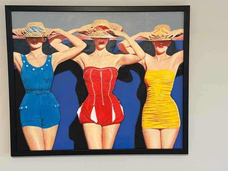 Suits – Original Oil Painting by Cesar Santander – Photorealism