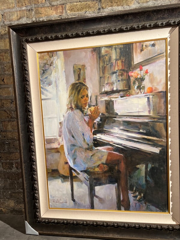 «Morning Inspiration» Original Oil Painting Contemporary Master artist Garmash»M