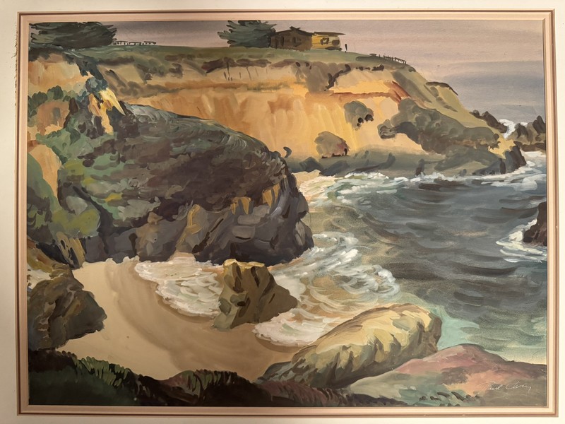 Paul Carey Original Early California Painting Modernist Art Impressionist