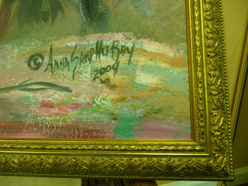 Original, ANNA SANDHU RAY. SIGNED ORIGINAL OIL PAINTING on Artist Paper gallery