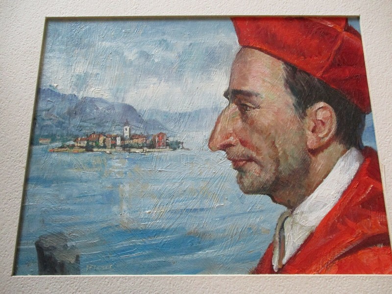 VINTAGE ICON PORTRAIT OIL PAINTING RELIGIOUS COLLECTION LISTED AMERICAN ARTIST