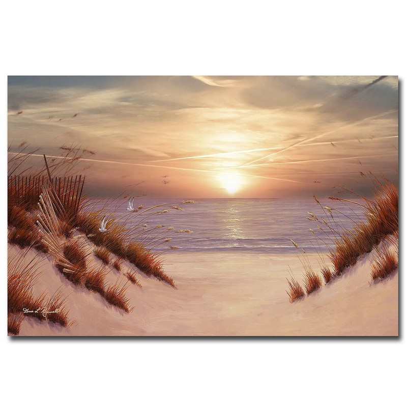 Dunes by Diane Romanello Gallery-Wrapped Canvas Giclee Artwork (12 in x 18 in)