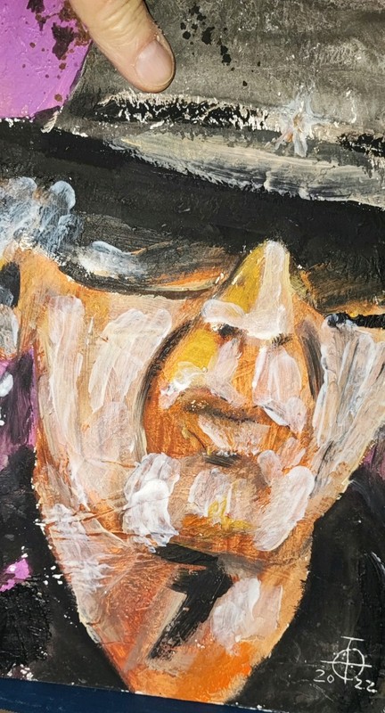 Painting ❤️ Udo Lindenberg 2 * Unique Original by Turner 2022