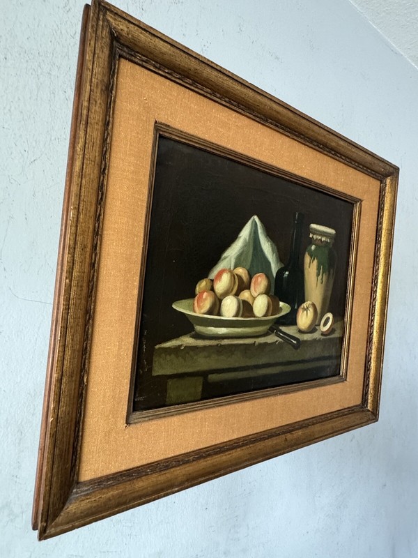 IMPORTANT ANTIQUE EUROPEAN MODERN STILL LIFE OIL PAINTING OLD REALISM 1930s gallery