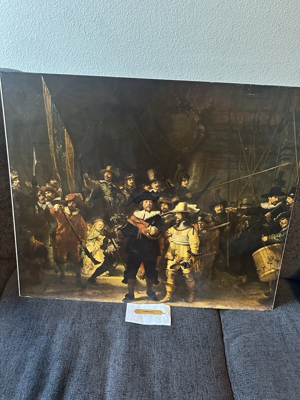 Rembrandt van Rijn (1606-1669) - -The Nightwatch. 23x 28 Painting No Frame gallery