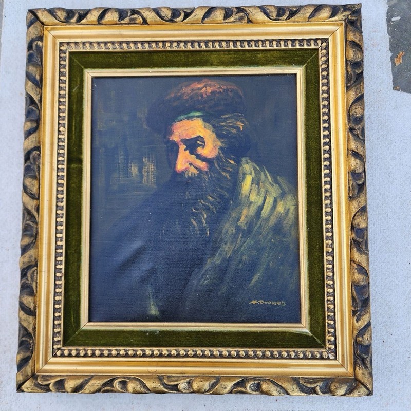 F. Dressen Framed Mid Century Oil Painting
