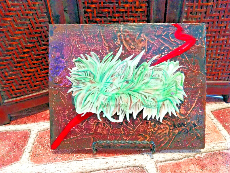 art paintings original – Arbusto en el Camino