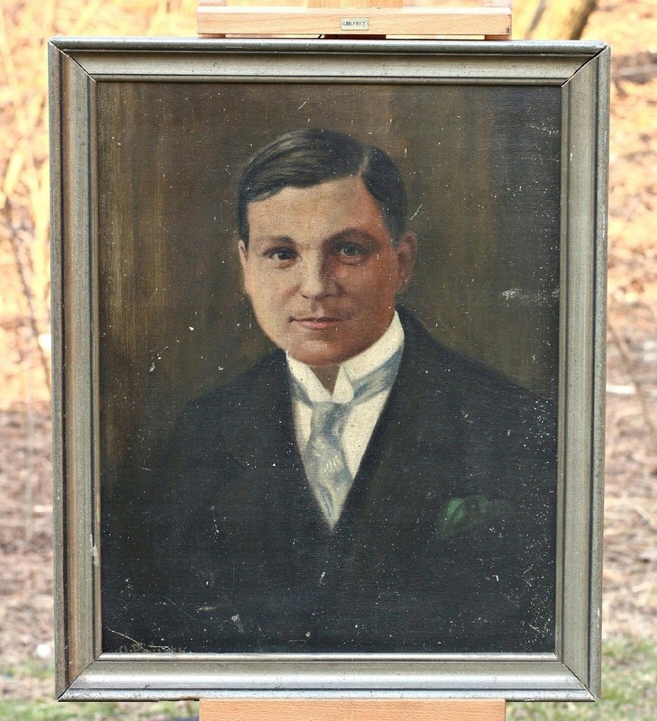 Unknown – Men’s Portrait – Oil On Canvas – Dresden Academy – Painting