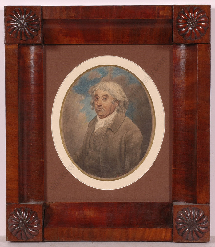 George Morland (1763-1804) «Portrait of Artist’s Father (?)», Watercolor, 1792