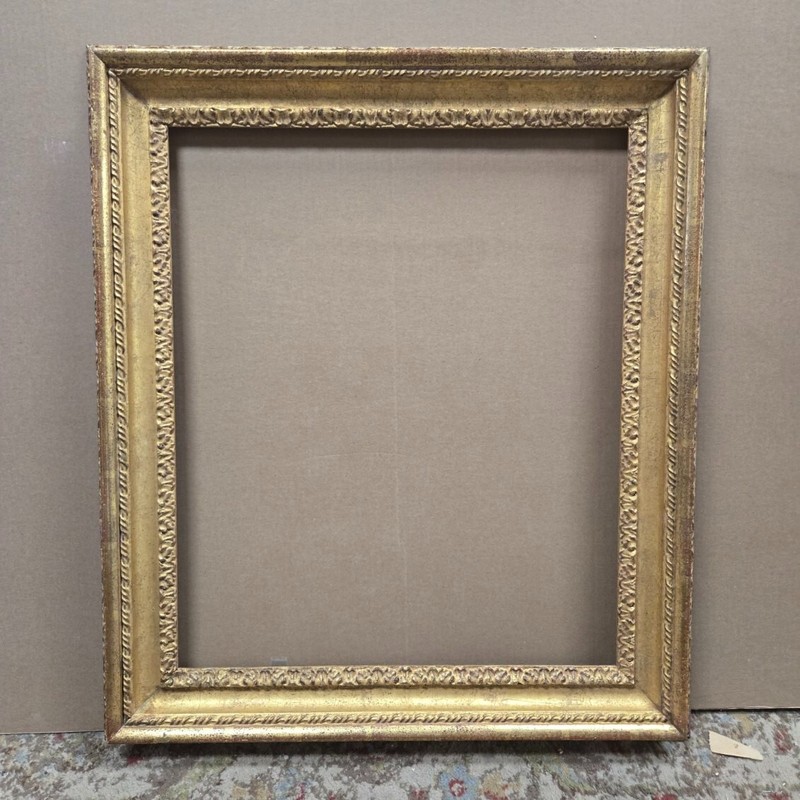 Picture Frame Gilded In Gold Leaf