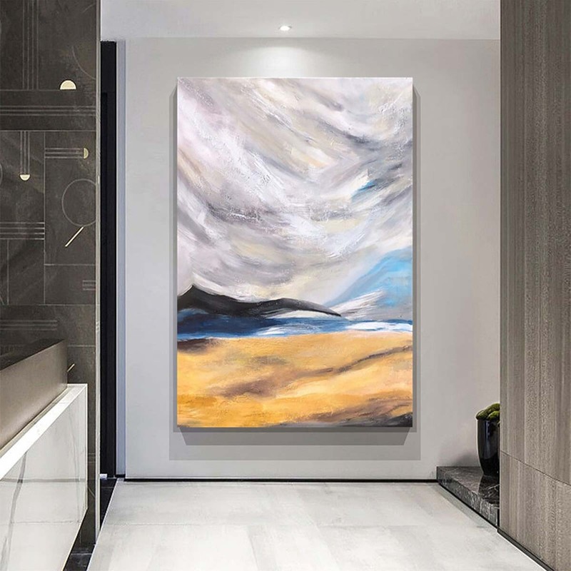 Home Decor Supplies Wall Pictures Modern Abstract Handmade Canvas Art Oil